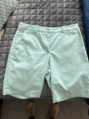 Nike Mint Green Women's Bermuda Shorts tour performance